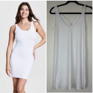 COMMANDO White Slip Dress Slimming Shapewear M/L